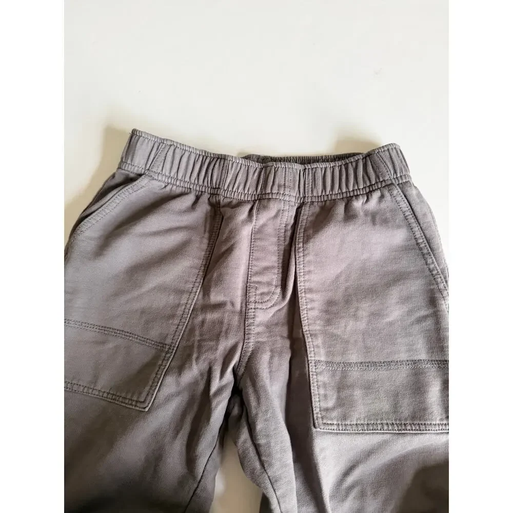 Tea Collection Gray French Terry Playwear Pants Size 12